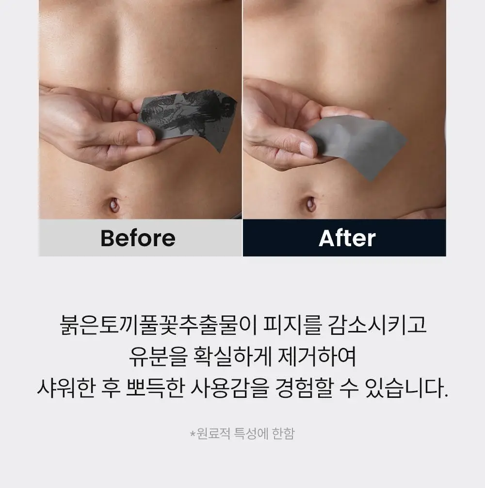 [등드름/체취케어] 낫포유 지성피부전용 등드름/가드름 클리어 올인원 바디워시 포맨 500ml 상세페이지 32